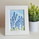 Bluebonnets Watercolor Print