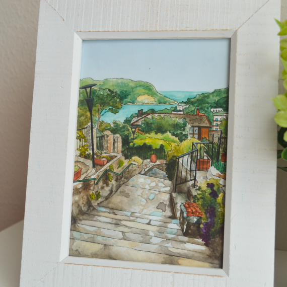 La Spezia Watercolor Print