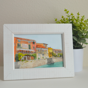 Sirmione, Italy Watercolor Print