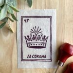 Crown Loteria Card Relief Print