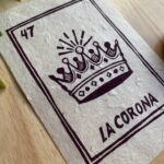 Crown Loteria Card Relief Print
